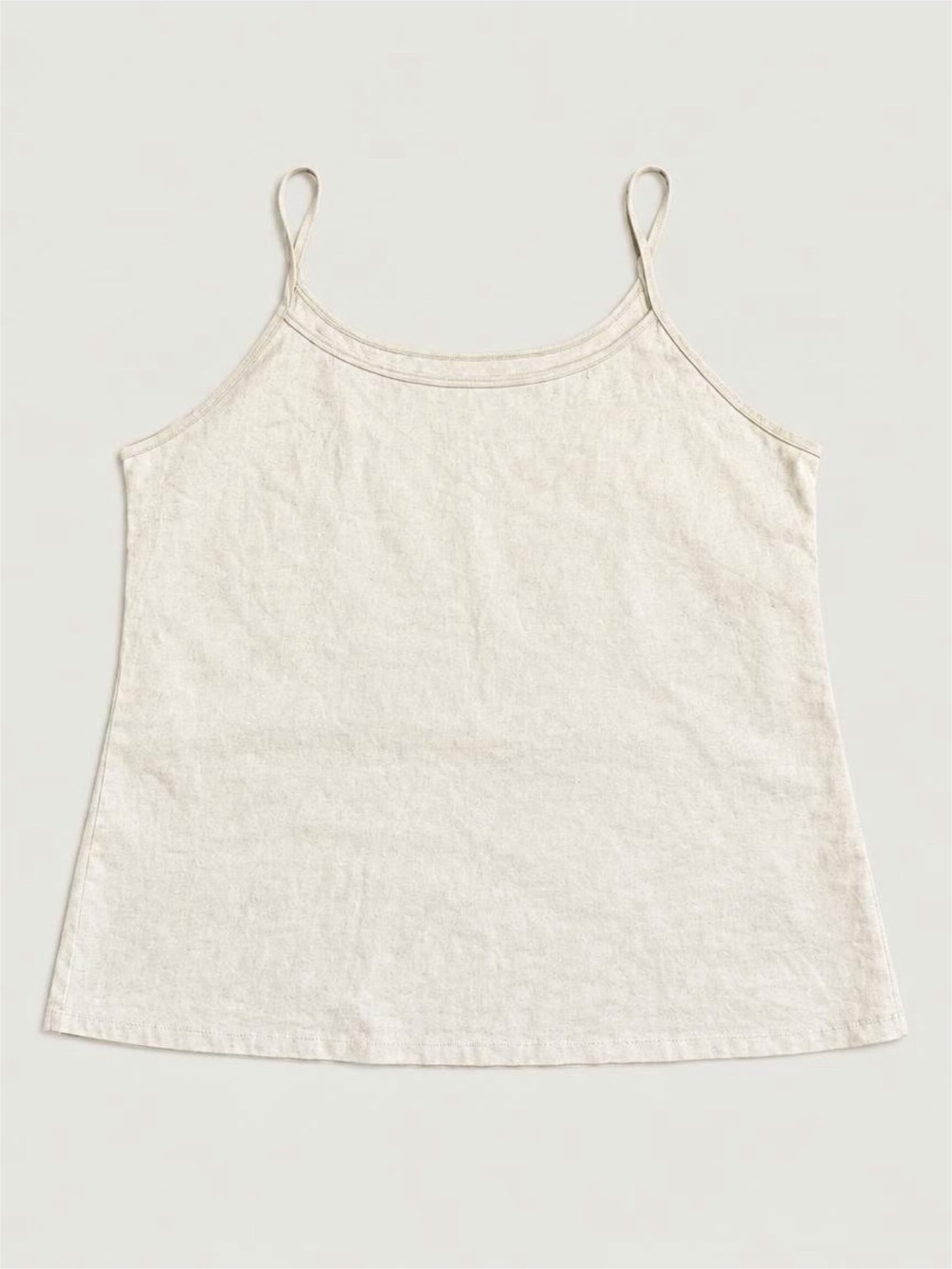 NWT Lightweight Cream Spaghetti Strap Tank Top - 2X